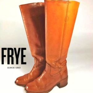 FRYE | Tall Leather Heeled Boots